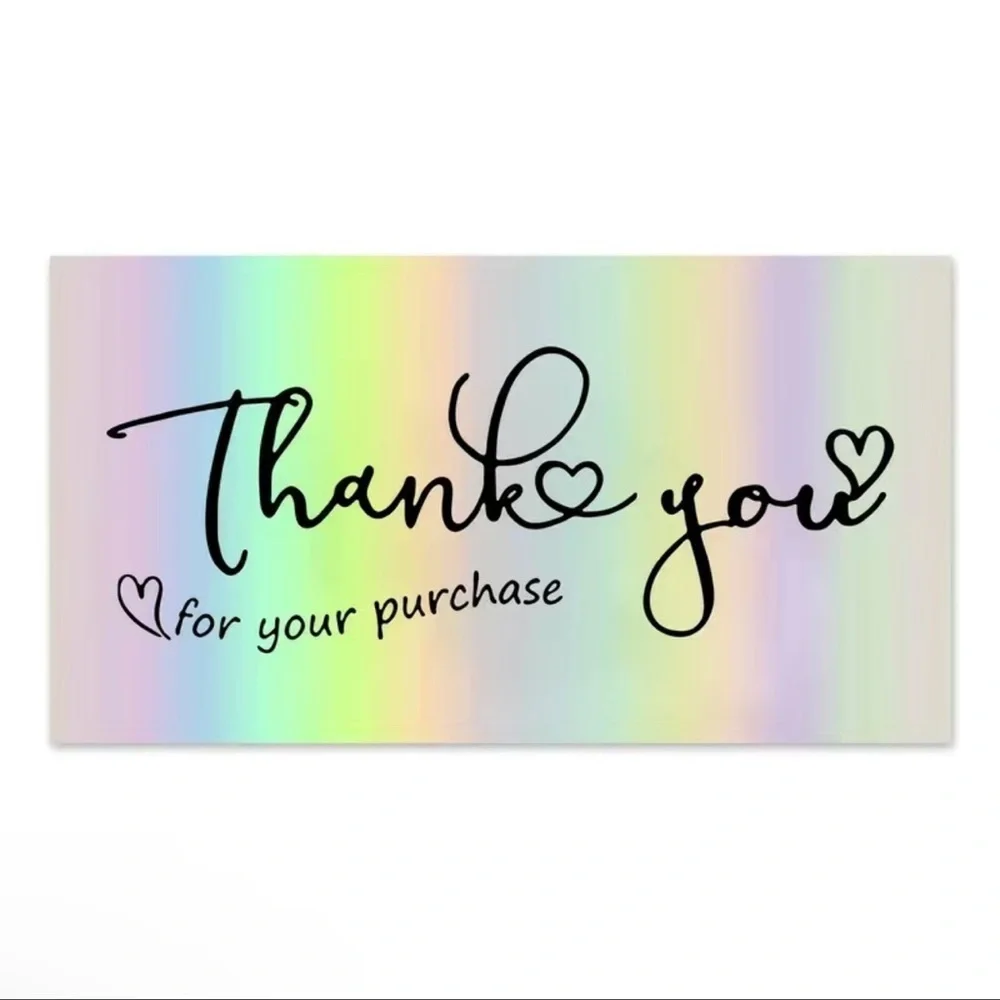 50 pack thank you business cards